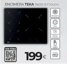 Tien 21 TEKA Encimera tb6315 3vt touch oferta