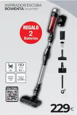 Tien 21 ROWENTA Aspirador escoba rh2077bt oferta