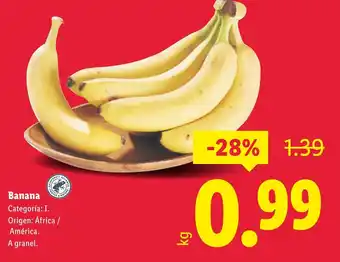 Lidl Banana oferta
