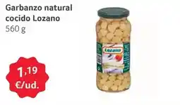 GM Cash & Carry Lozano - garbanzo natural cocido oferta