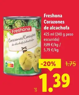 Lidl FRESHONA Corazones/Corações oferta