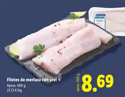 Lidl Filetes de merluza con piel oferta
