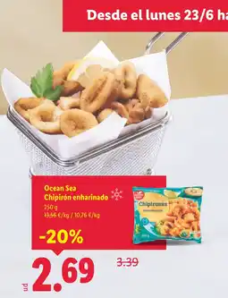 Lidl Ocean Sea Chipirón enharinado oferta