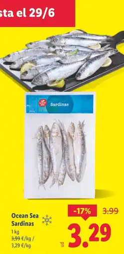 Lidl Ocean Sea Sardinas oferta