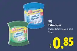 Lidl W5 Estropajos oferta
