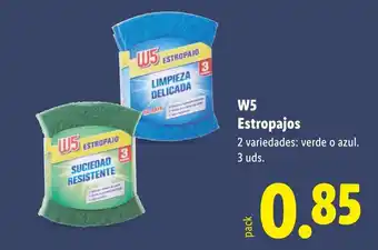 Lidl W5 Estropajos oferta