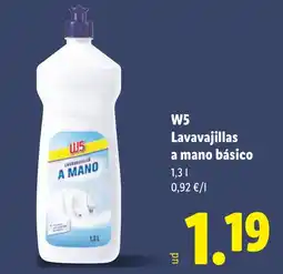 Lidl W5 Lavavajillas a mano básico oferta