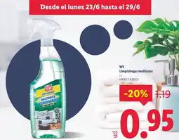 Lidl W5 Limpiahogar multiusos oferta