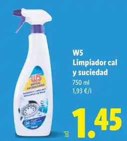 Lidl W5 Limpiador cal y suciedad oferta