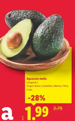 Lidl Aguacate malla oferta