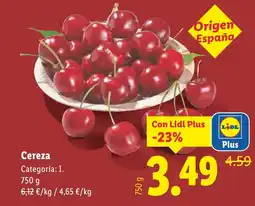 Lidl Cereza oferta