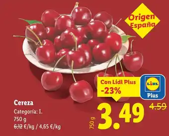Lidl Cereza oferta