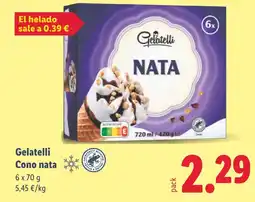 Lidl BON GELATI Cono nata oferta