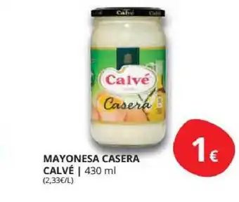Supermercados MAS Calvé Mayonesa Casera 430ml oferta