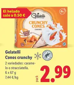 Lidl BON GELATI Conos crunchy oferta