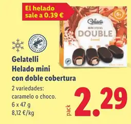 Lidl BON GELATI Helado mini con doble cobertura oferta