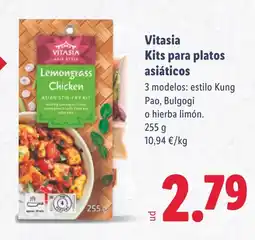 Lidl Vitasia Kits para platos asiáticos oferta