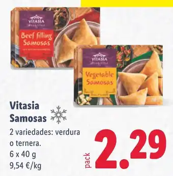 Lidl Vitasia Samosas oferta