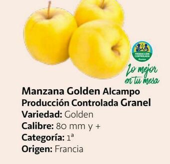 Manzana golden alcampo