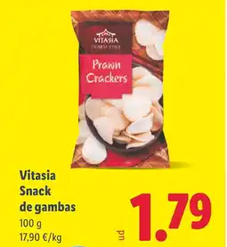 Lidl Vitasia Snack de gambas oferta