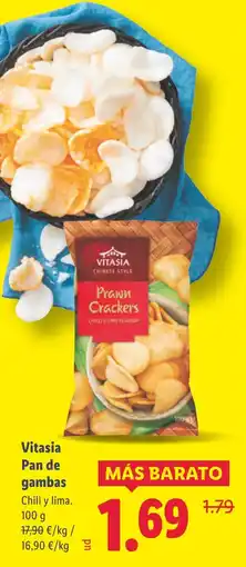 Lidl Vitasia Pan de gambas oferta