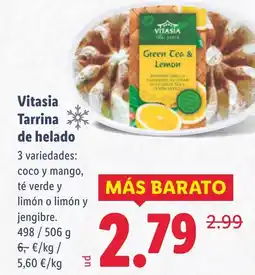 Lidl Vitasia Tarrina de helado oferta