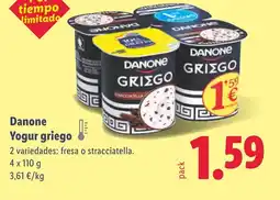 Lidl DANONE Yogur griego oferta