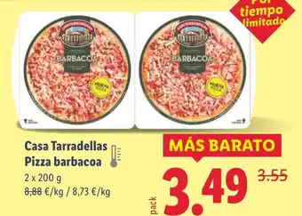 Lidl CASA TARRADELLAS Pizza barbacoa oferta