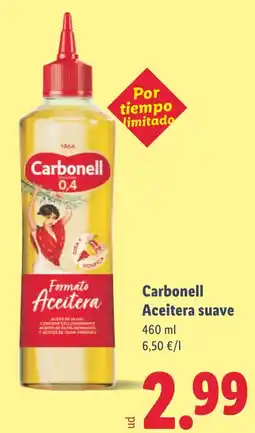 Lidl CARBONELL Aceitera suave oferta