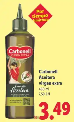 Lidl CARBONELL Aceitera virgen extra oferta