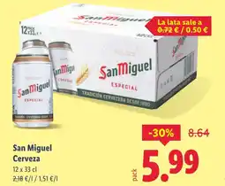 Lidl SAN MIGUEL Cerveza oferta