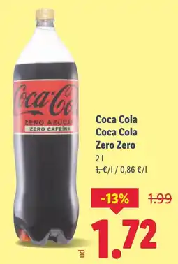 Lidl COCA COLA Zero Zero oferta
