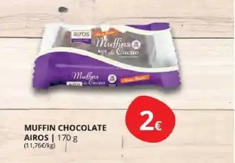 Supermercados MAS Airos Muffin Chocolate 170g oferta