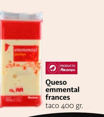 Alcampo Queso emmental alcampo oferta