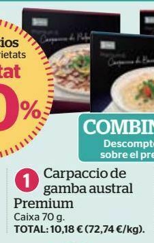 La Sirena Carpaccio oferta