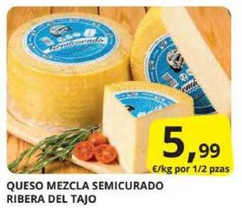 Supermercados MAS Queso Mezcla Semicurado Ribera Del Tajo oferta