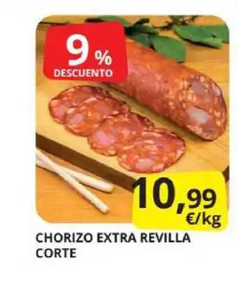 Supermercados MAS Chorizo Extra Revilla Corte oferta