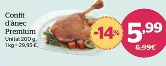 La Sirena Confit de pato oferta