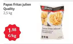 GM Cash & Carry Papas fritas julien Quality oferta