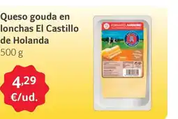 GM Cash & Carry Queso gouda en lonchas El Castillo de Holanda oferta
