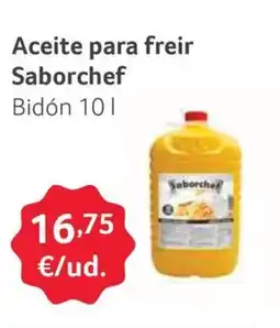 GM Cash & Carry Aceite para freir Saborchef oferta