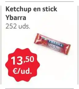 GM Cash & Carry YBARRA Ketchup en stick oferta