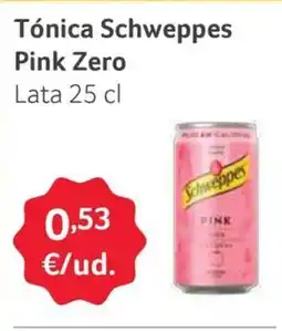 GM Cash & Carry Tónica Schweppes Pink Zero oferta