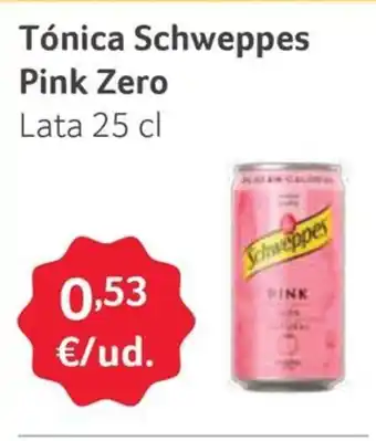 GM Cash & Carry Tónica Schweppes Pink Zero oferta