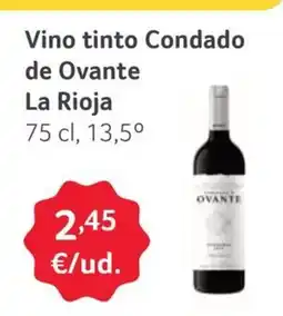 GM Cash & Carry Vino tinto Condado de Ovante La Rioja oferta