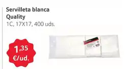 GM Cash & Carry Servilleta blanca Quality oferta