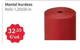 GM Cash & Carry Mantel burdeos oferta