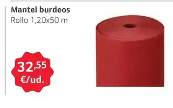 GM Cash & Carry Mantel burdeos oferta
