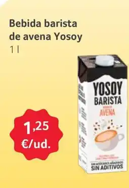 GM Cash & Carry Bebida barista de avena Yosoy oferta