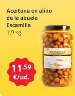 GM Cash & Carry Aceituna en aliño de la abuela Escamilla oferta